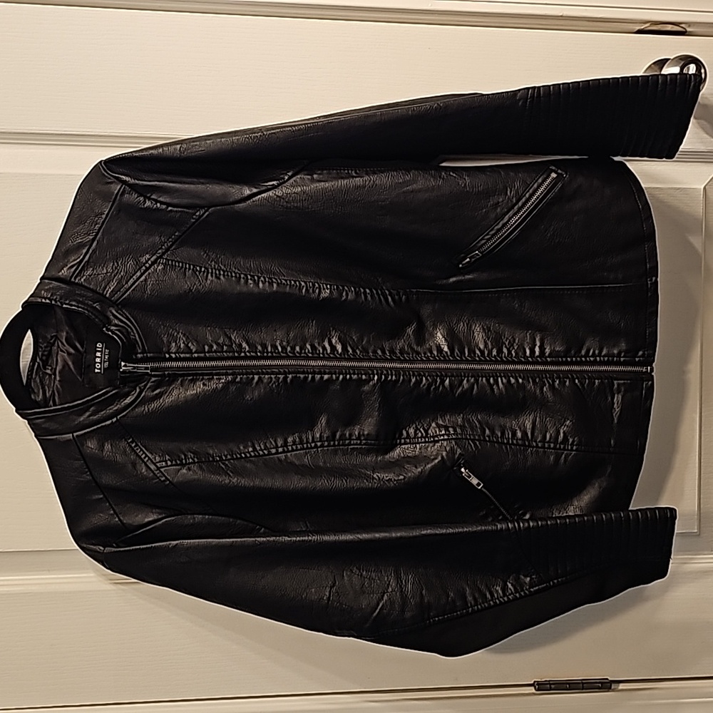 Torrid Black Faux Leather Jacket NEW